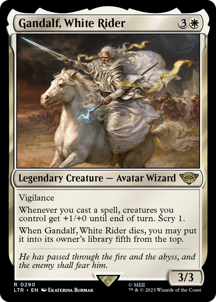 Gandalf, White Rider - [The Lord of the Rings: Tales of Middle-earth]