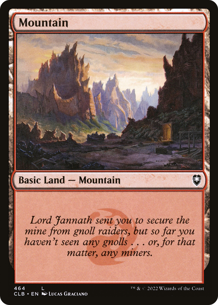 Mountain - [Commander Legends: Battle for Baldur's Gate]