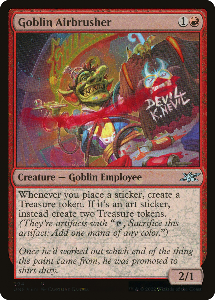 Goblin Airbrusher (Galaxy Foil) [Unfinity] Foil