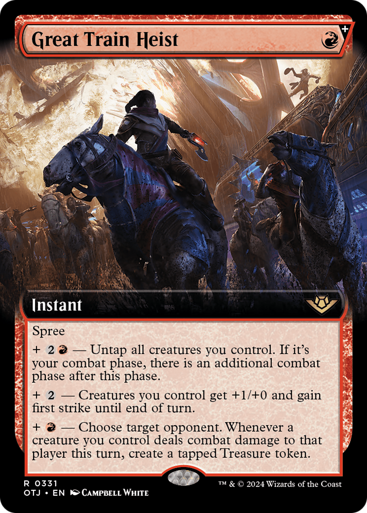 Great Train Heist (Extended Art): (Extended Art, spree) [Outlaws of Thunder Junction]