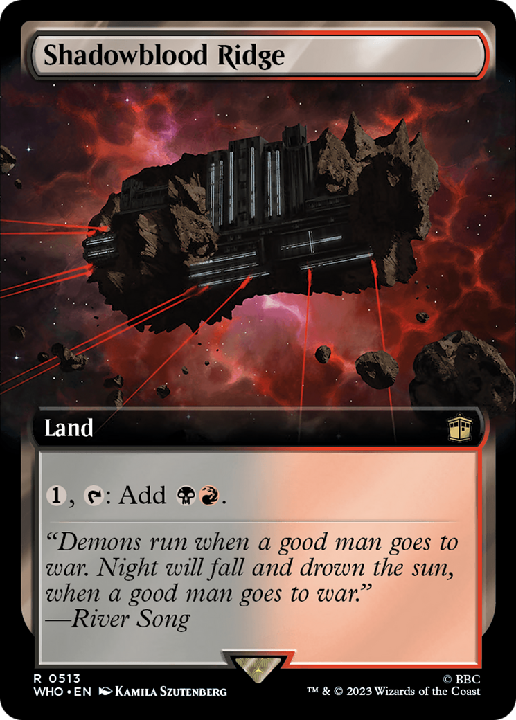 Shadowblood Ridge (Extended Art) - [Doctor Who]: (Extended Art)