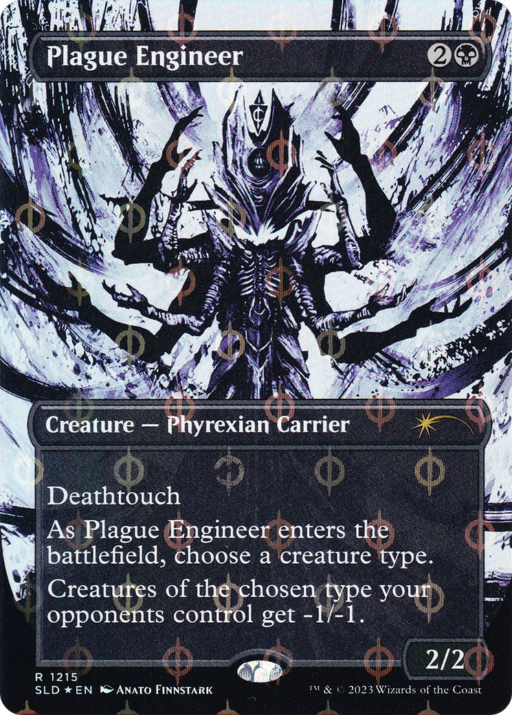Plague Engineer (Step-and-Compleat Foil) [Secret Lair Drop] (Borderless) Foil