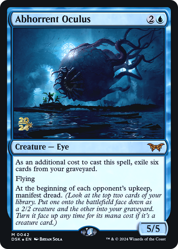 Abhorrent Oculus [Duskmourn: House of Horror Promos] Foil