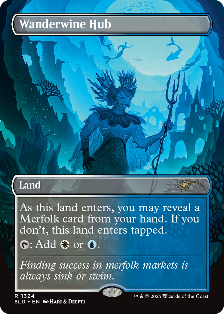 Wanderwine Hub [Secret Lair Drop] (Borderless)
