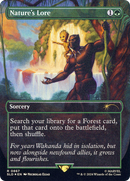 Nature's Lore (867) (Rainbow Foil) [Secret Lair Drop] (Borderless) Foil