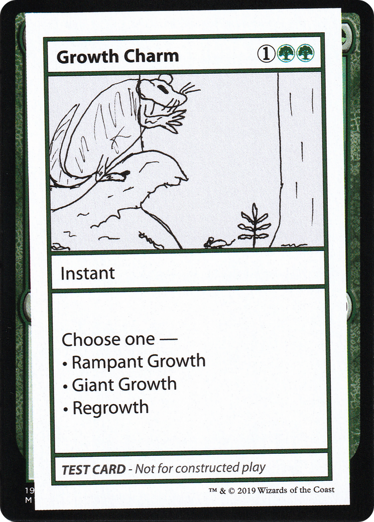 Growth Charm (No PW Symbol) [Mystery Booster Playtest Cards 2021]