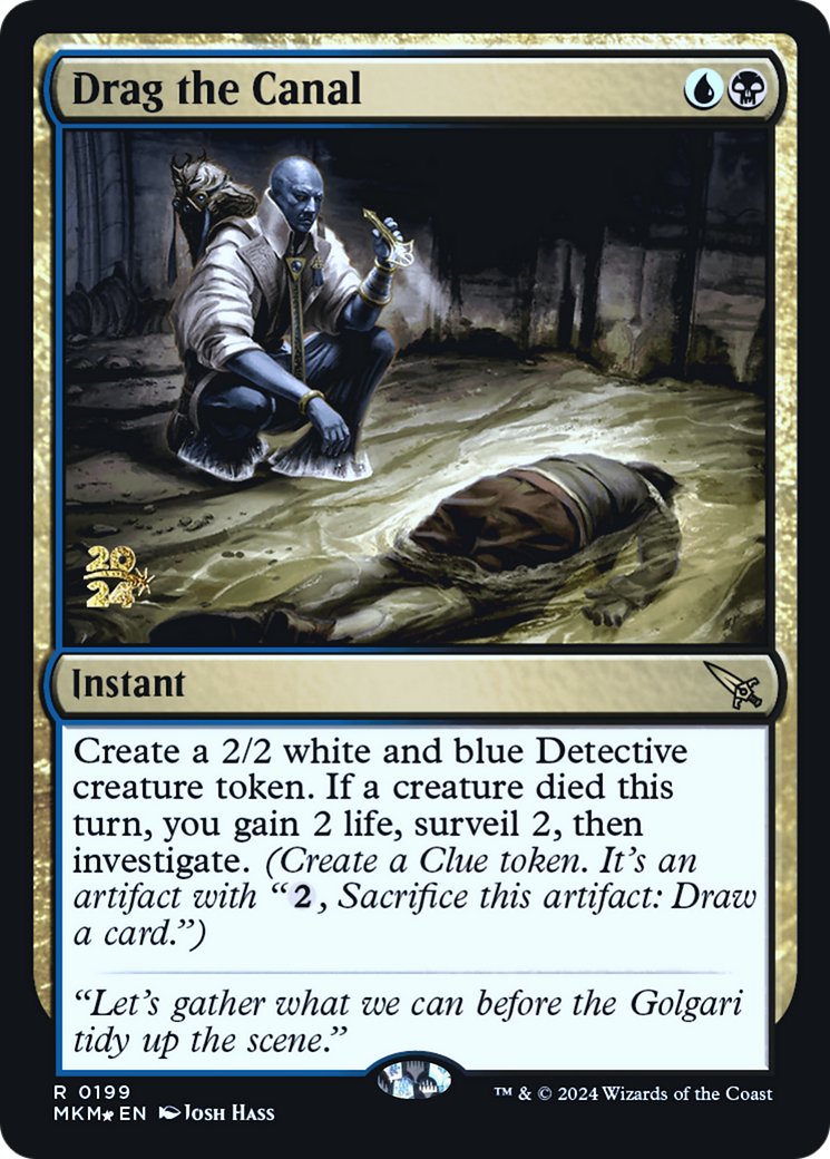 Drag the Canal [Murders at Karlov Manor Promos] Foil