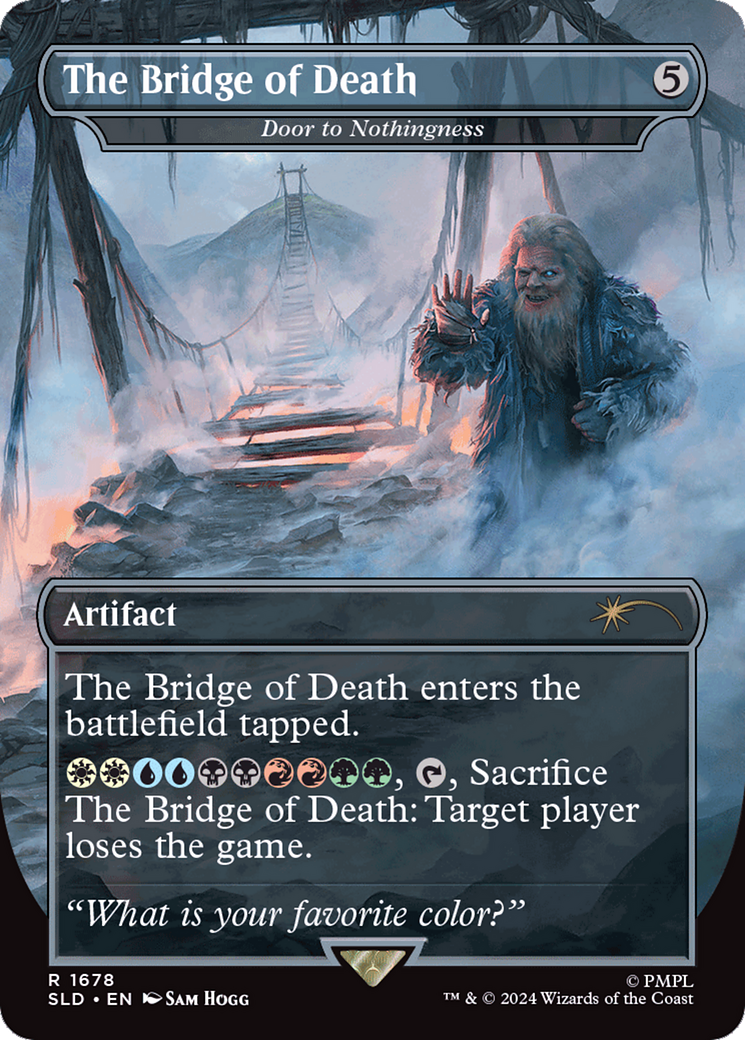 The Bridge of Death - Door to Nothingness [Secret Lair Drop] / The Bridge of Death (Borderless)