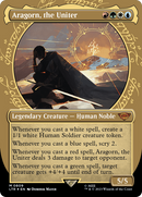 Aragorn, the Uniter (Showcase) (Surge Foil) - The Lord of the Rings: Tales of Middle-earth: (Showcase) (Borderless) Foil