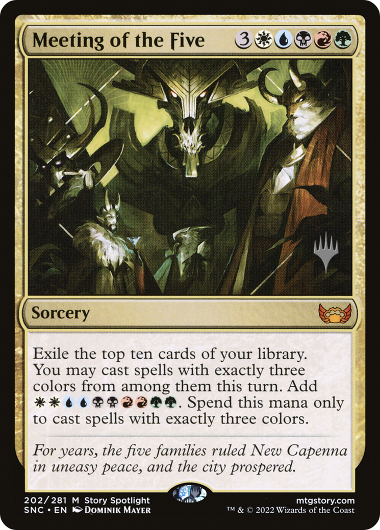 Meeting of the Five - [Streets of New Capenna Promos]