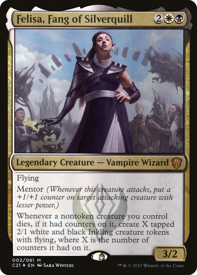 Felisa, Fang of Silverquill [Commander 2021] Foil