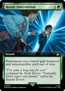 Heroic Intervention (Extended Art) (Surge Foil): (Extended Art) [Doctor Who] Foil