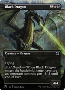 Black Dragon (Borderless) - Adventures in the Forgotten Realms