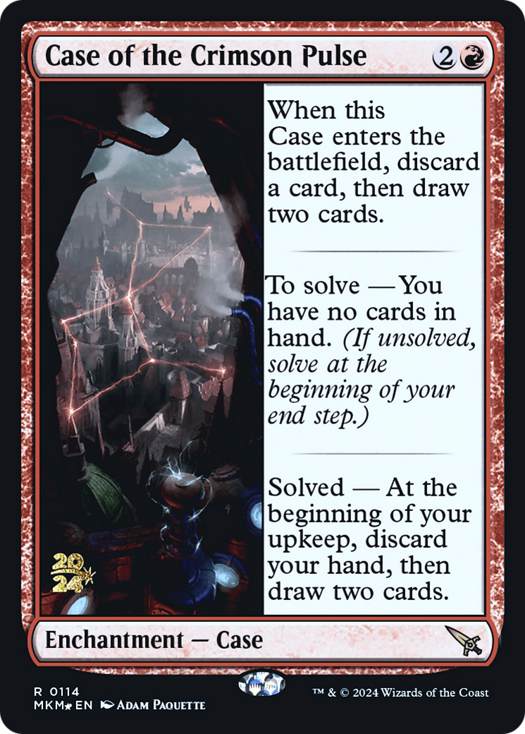 Case of the Crimson Pulse - Murders at Karlov Manor Promos Foil