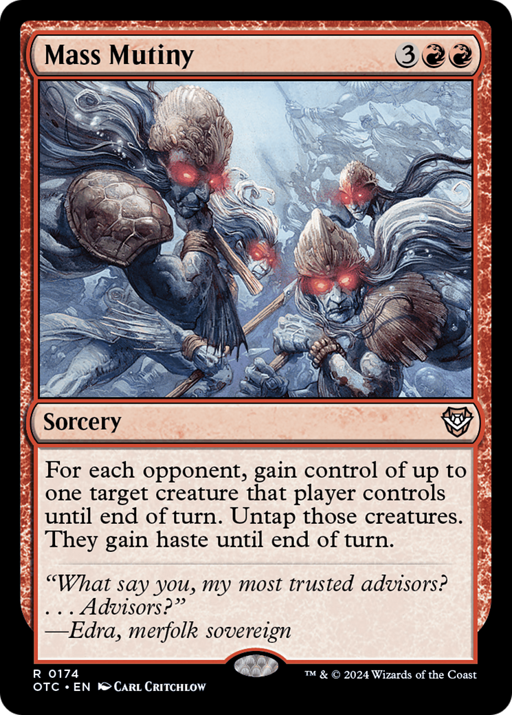 Mass Mutiny - [Outlaws of Thunder Junction Commander]