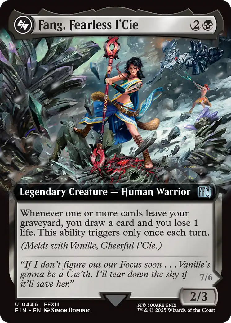 Fang, Fearless l'Cie (Extended Art): (Extended Art) [FINAL FANTASY]