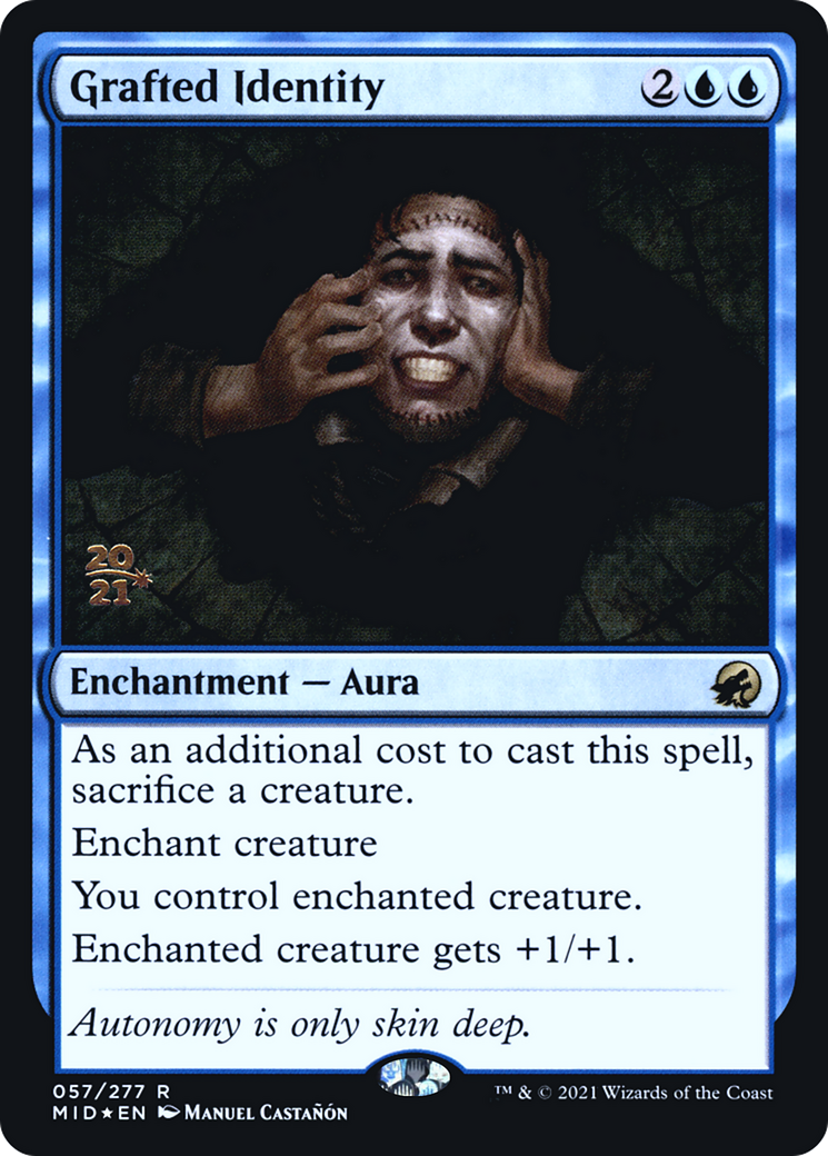 Grafted Identity [Innistrad: Midnight Hunt Promos] Foil