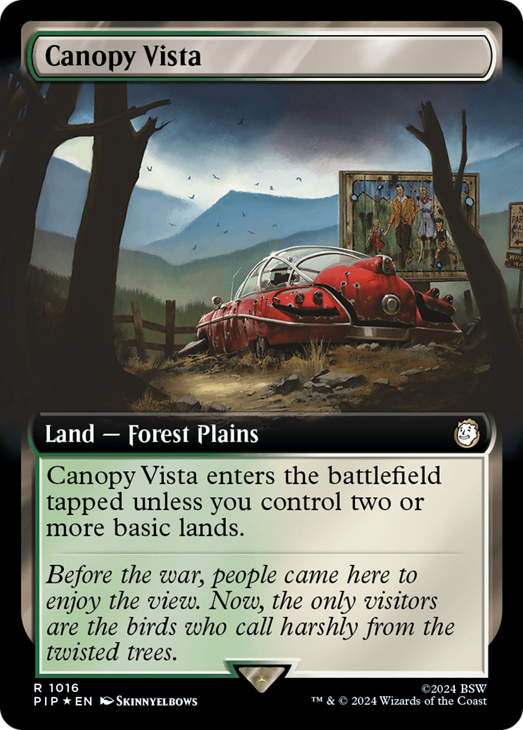 Canopy Vista (Extended Art) (Surge Foil) - Fallout: (Extended Art) Foil