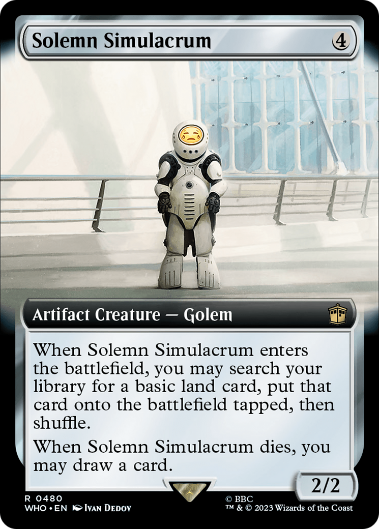 Solemn Simulacrum (Extended Art) - [Doctor Who]: (Extended Art)