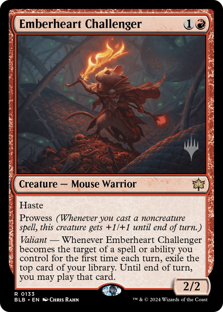 Emberheart Challenger [Bloomburrow Promos]