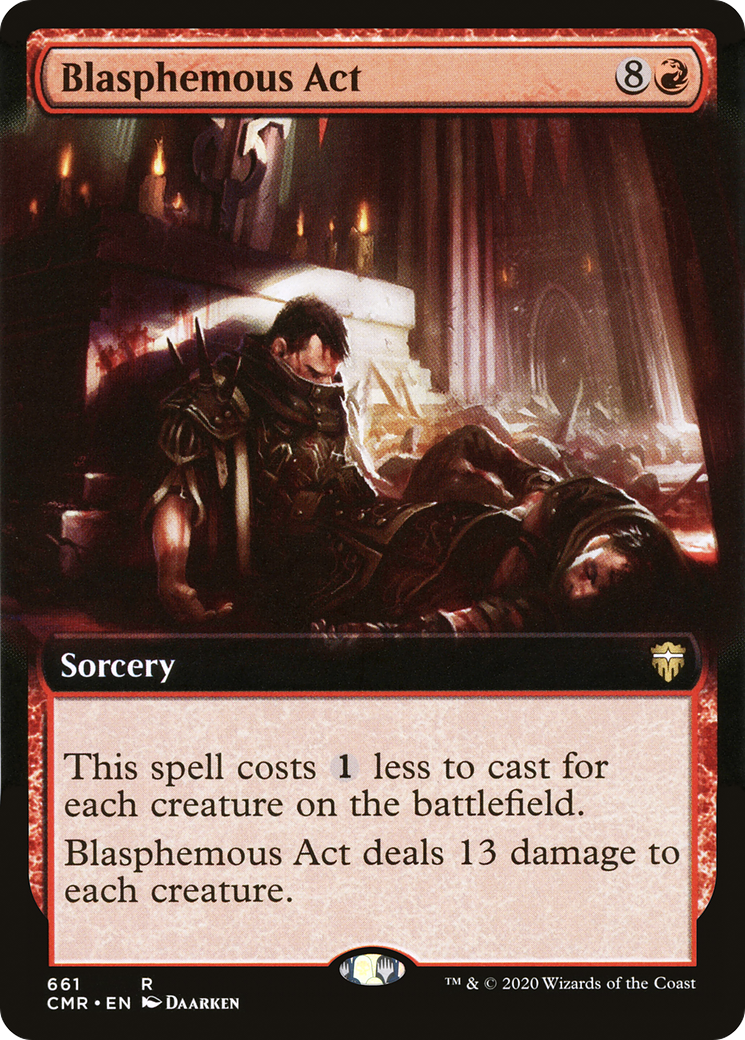 Blasphemous Act (Extended Art) - Commander Legends: (Extended Art)