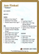 Jon Finkel Decklist [World Championship Decks 2000]