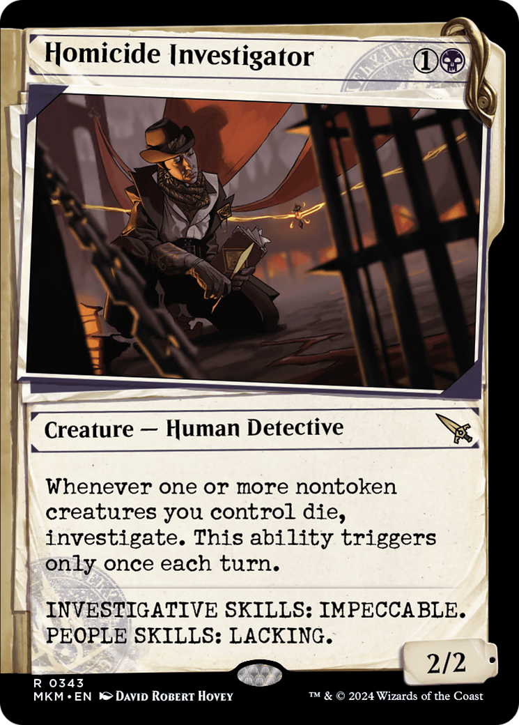 Homicide Investigator (Showcase): (Showcase) [Murders at Karlov Manor]
