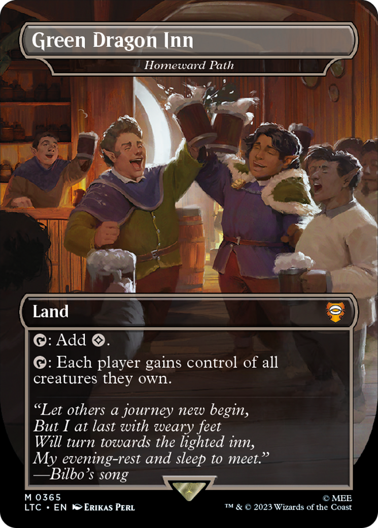 Green Dragon Inn - Homeward Path (Borderless) [Tales of Middle-earth Commander] / Green Dragon Inn