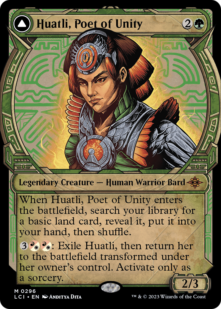 Huatli, Poet of Unity (Showcase): (Showcase) [The Lost Caverns of Ixalan]