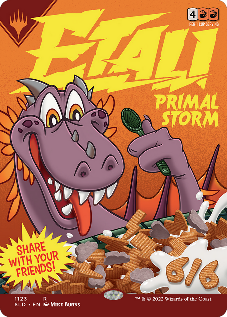 Etali, Primal Storm (Borderless) [Secret Lair Drop]
