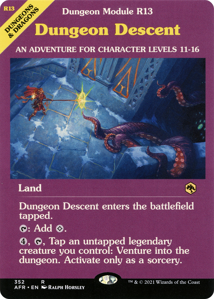 Dungeon Descent (Dungeon Module): (Showcase) [Adventures in the Forgotten Realms]