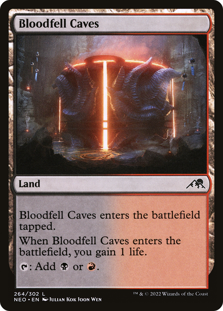 Bloodfell Caves - Kamigawa: Neon Dynasty
