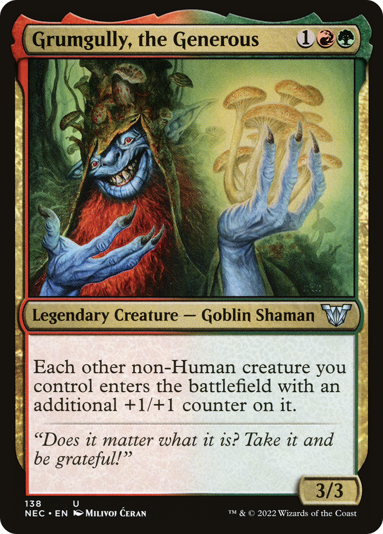 Grumgully, the Generous [Neon Dynasty Commander]