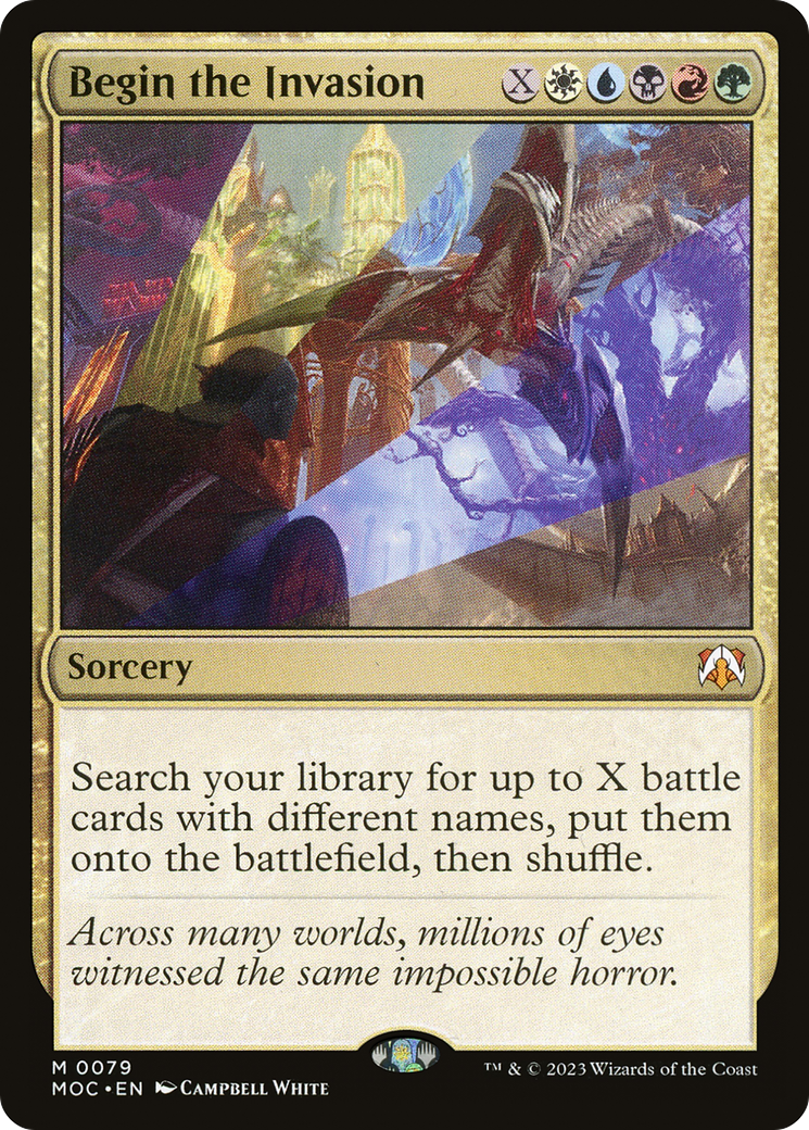 Begin the Invasion - March of the Machine Commander