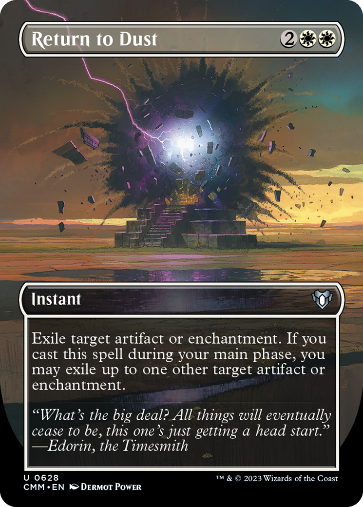 Return to Dust (Borderless) - [Commander Masters]