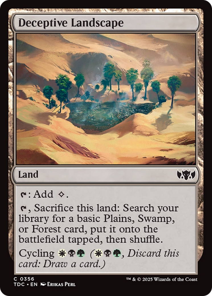 Deceptive Landscape [Commander: Tarkir: Dragonstorm]