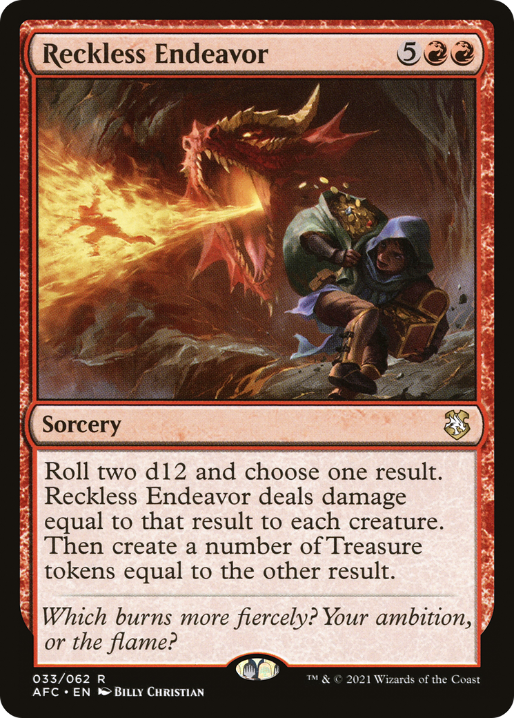 Reckless Endeavor - [Forgotten Realms Commander]