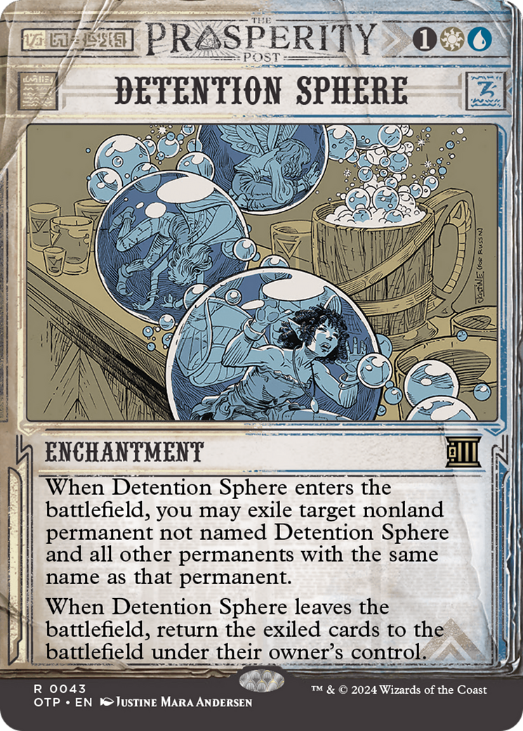 Detention Sphere: (Showcase) (Borderless) [Breaking News]