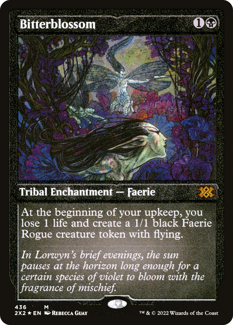 Bitterblossom (Foil Etched) - [Double Masters 2022] Foil