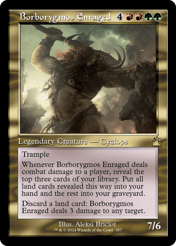 Borborygmos Enraged (Retro Frame) - Ravnica Remastered