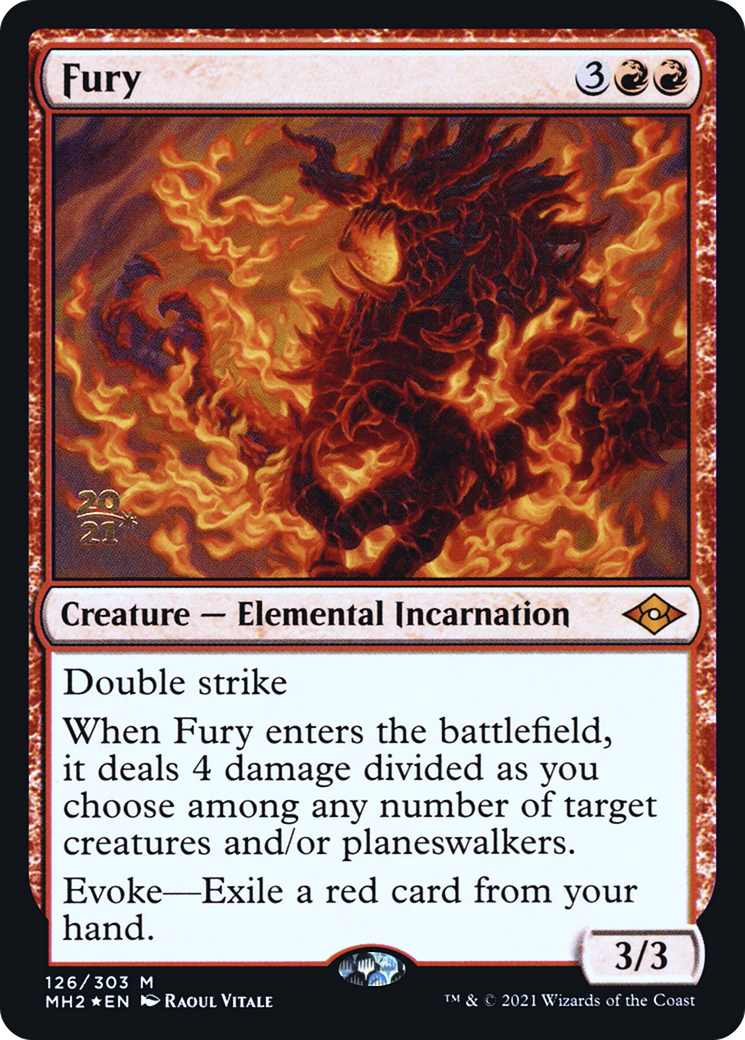 Fury [Modern Horizons 2 Promos] Foil