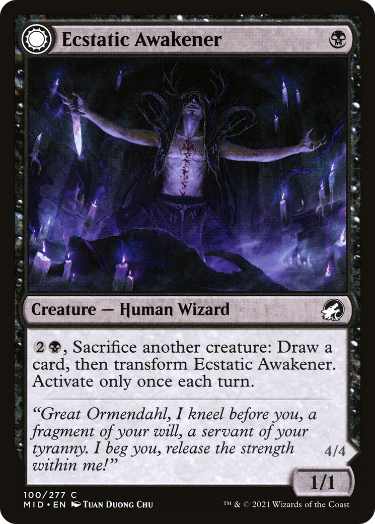 Ecstatic Awakener: (Double Faced Transform) [Innistrad: Midnight Hunt]