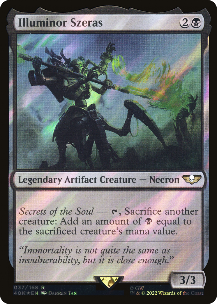 Illuminor Szeras (Surge Foil) [Warhammer 40,000 Commander] Foil