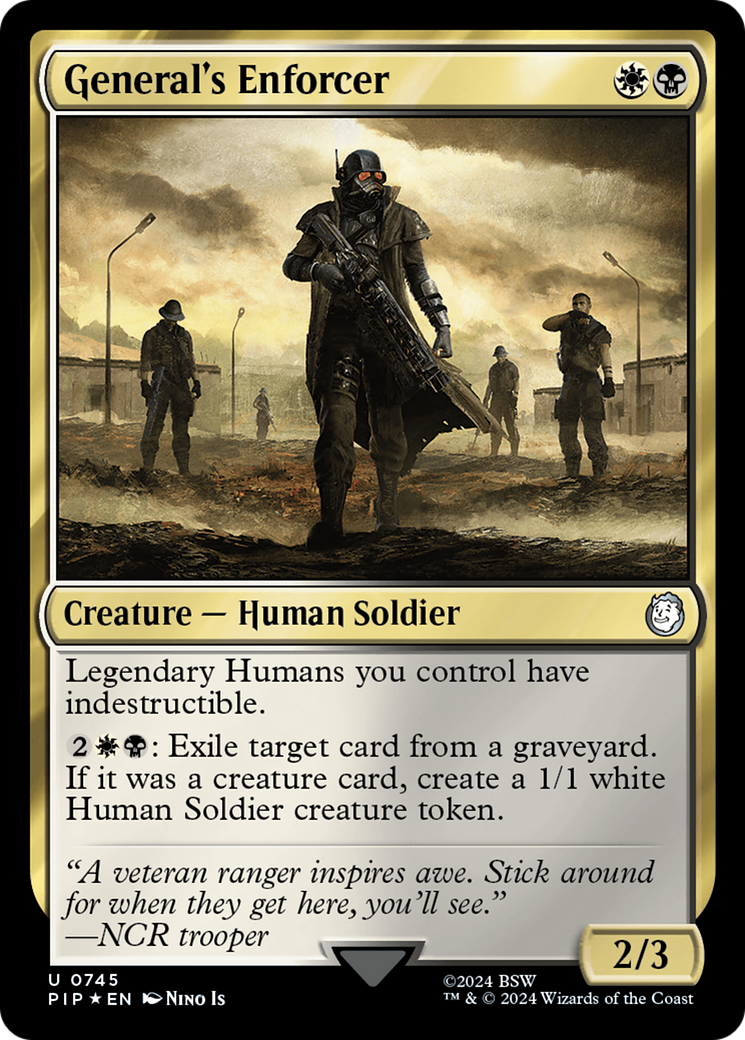 General's Enforcer (Surge Foil) [Fallout] Foil