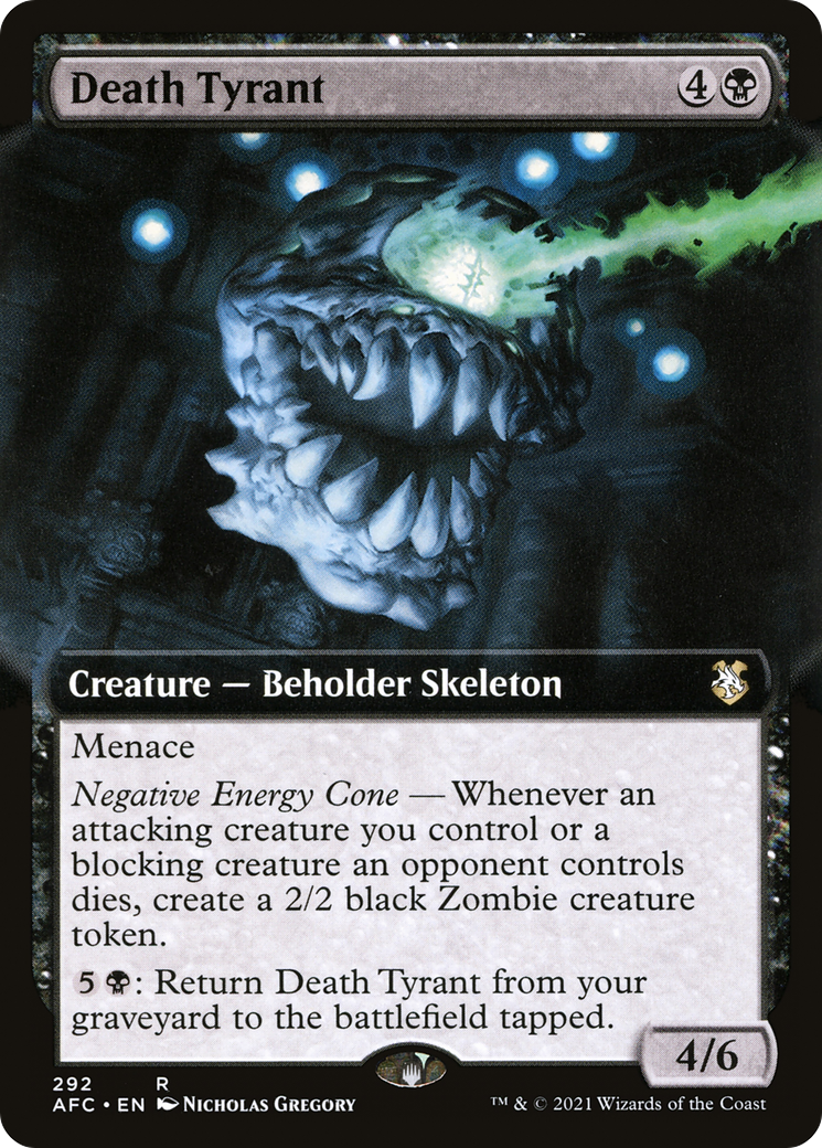 Death Tyrant (Extended Art): (Extended Art) [Forgotten Realms Commander]