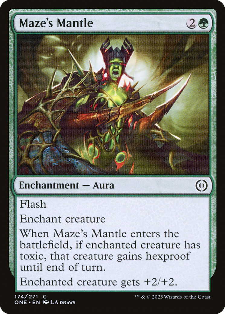 Maze's Mantle - [Phyrexia: All Will Be One]