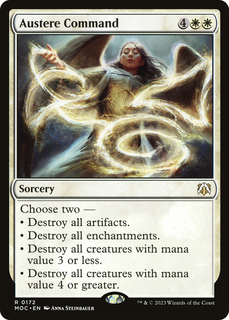 Austere Command - March of the Machine Commander