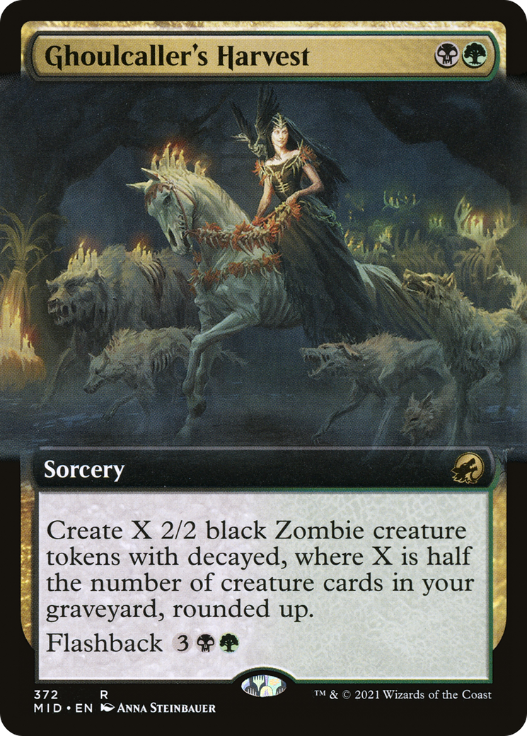 Ghoulcaller's Harvest (Extended Art): (Extended Art) [Innistrad: Midnight Hunt]