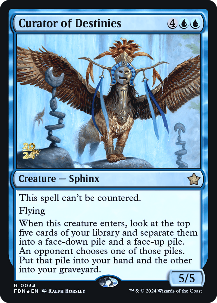 Curator of Destinies [Foundations Promos] Foil