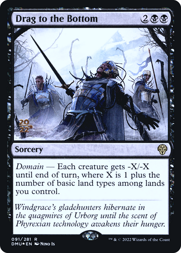Drag to the Bottom [Dominaria United Promos] Foil